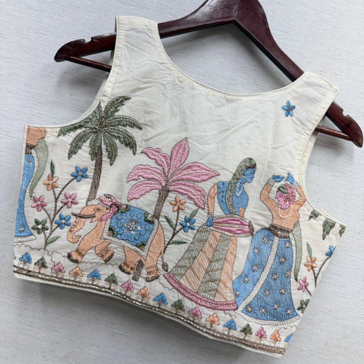 Khadi Cotton Readymade Blouses