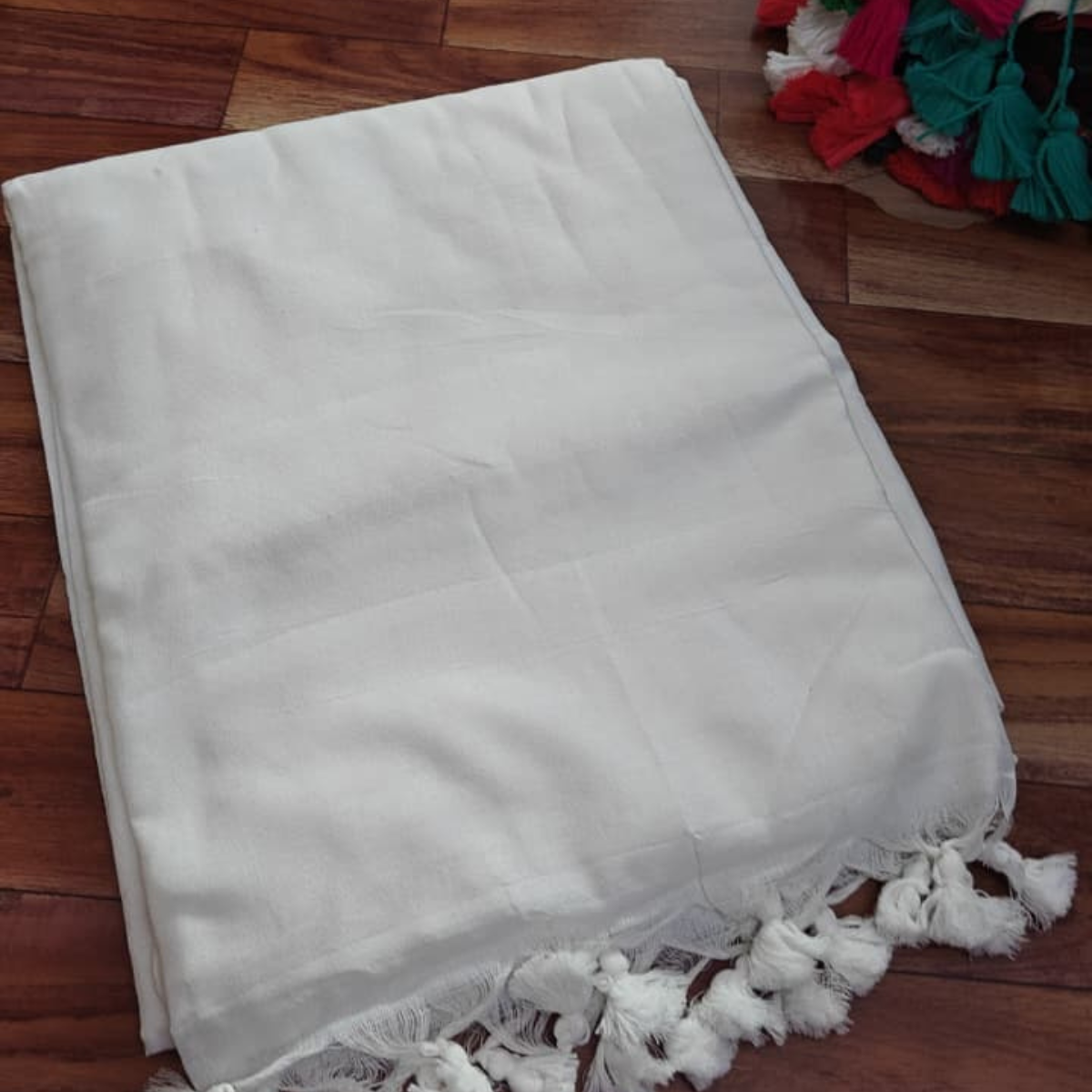 Plain khadi cotton sarees