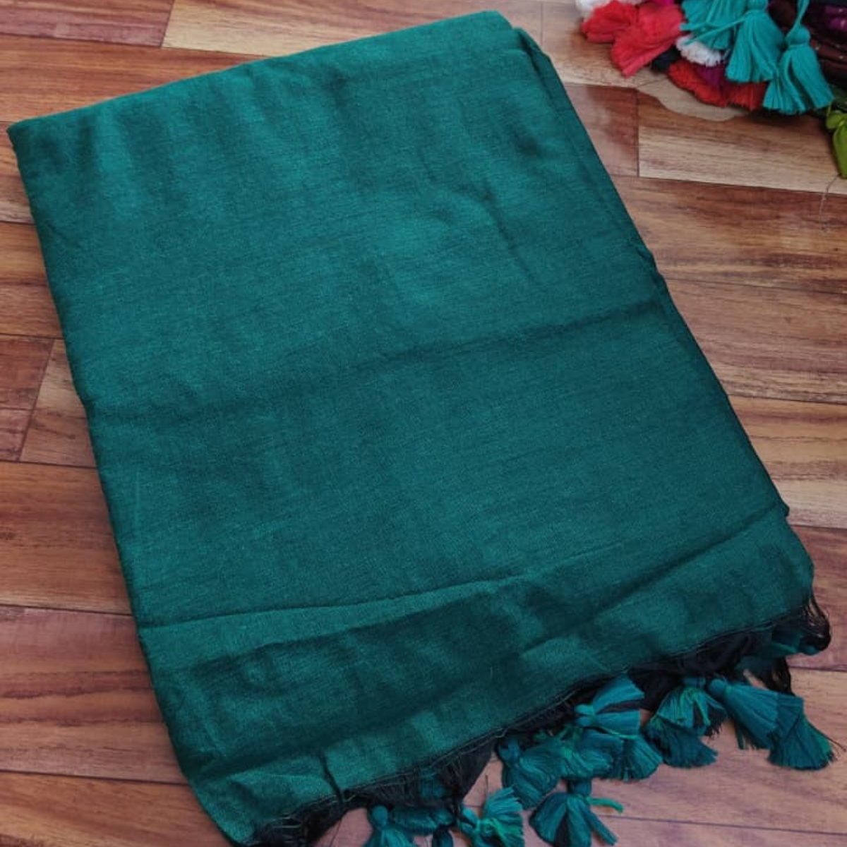 Plain khadi cotton sarees