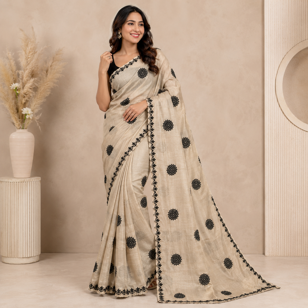 Fendy silk saree