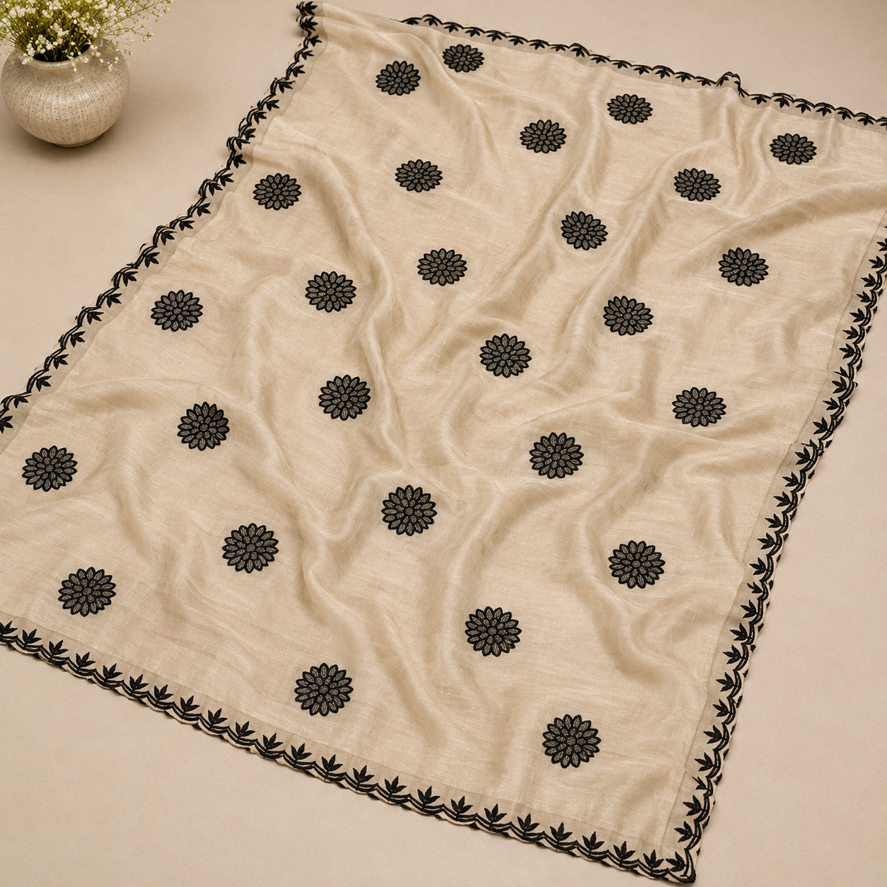 Fendy silk saree