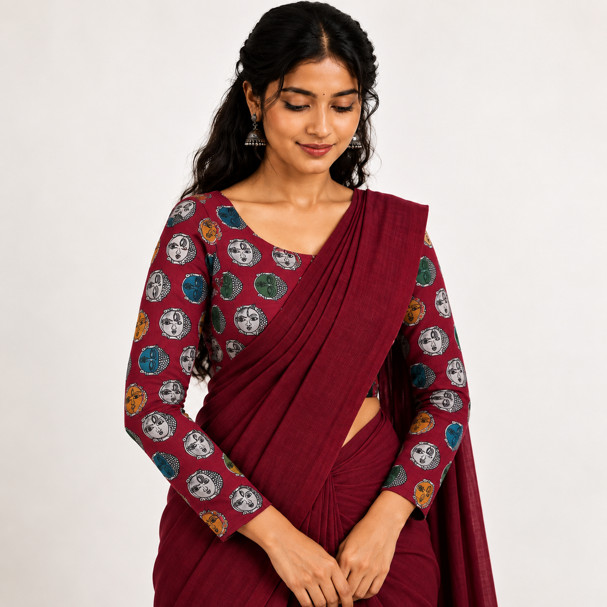 Kalamkari Full Sleeve Blouse