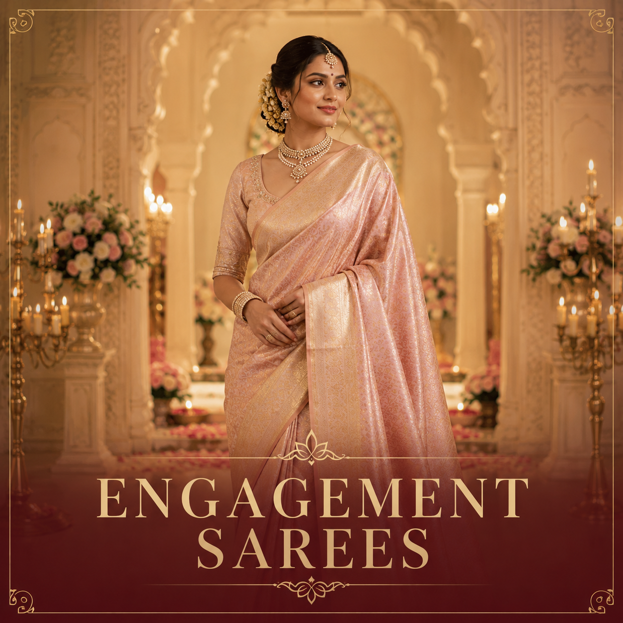 Engagement Sarees