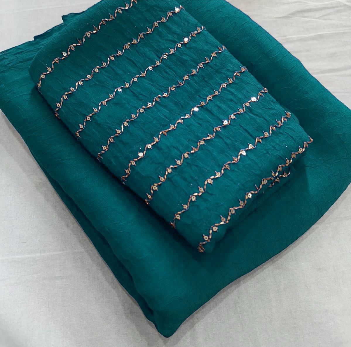 Georgette Crush Type Sarees
