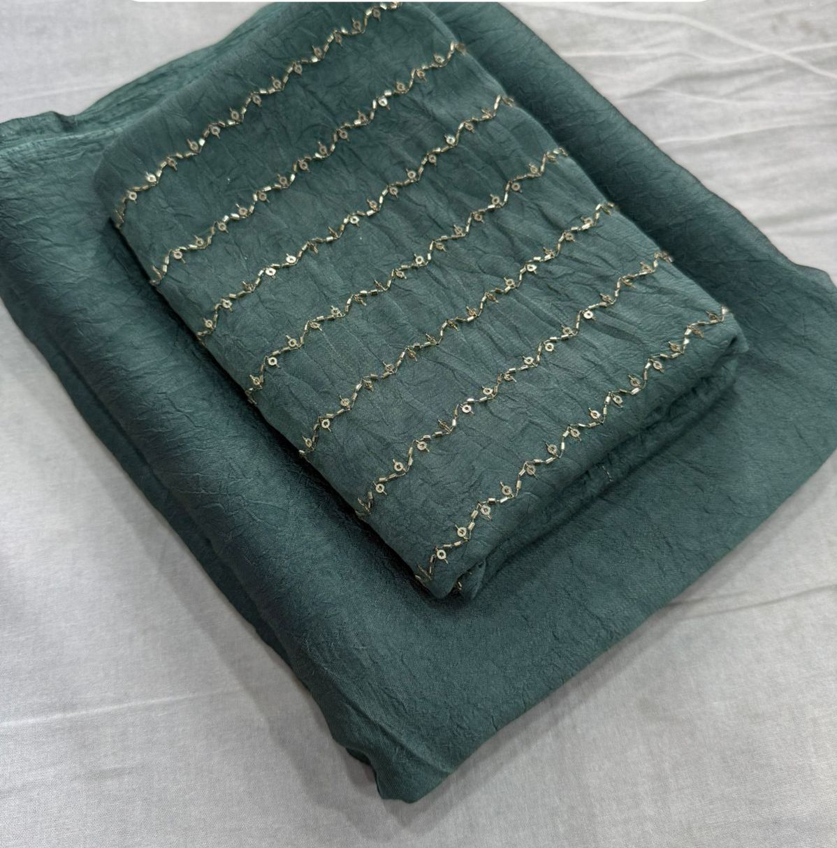 Georgette Crush Type Sarees