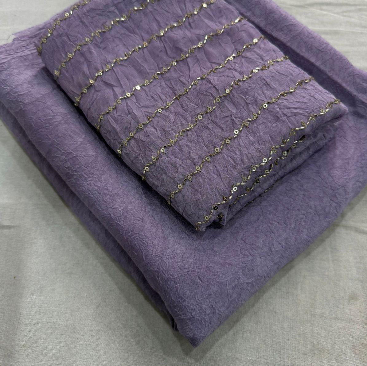 Georgette Crush Type Sarees