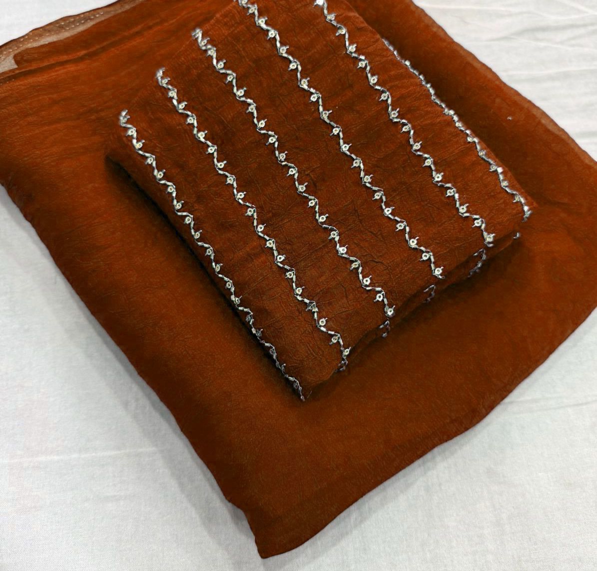 Georgette Crush Type Sarees