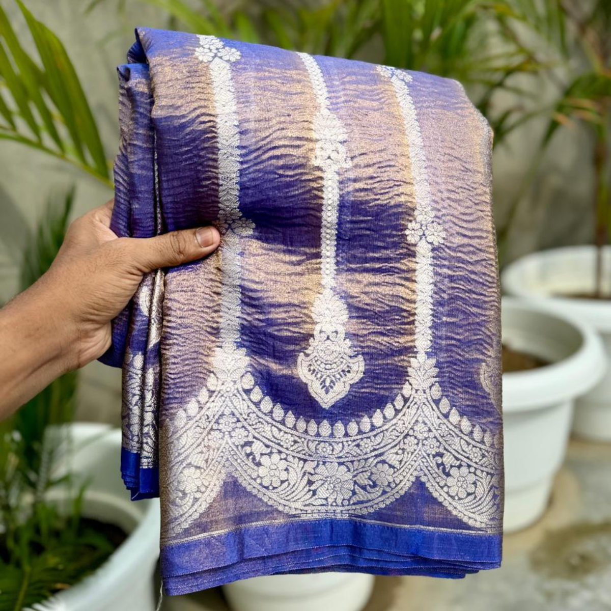 Tissue silk sarees