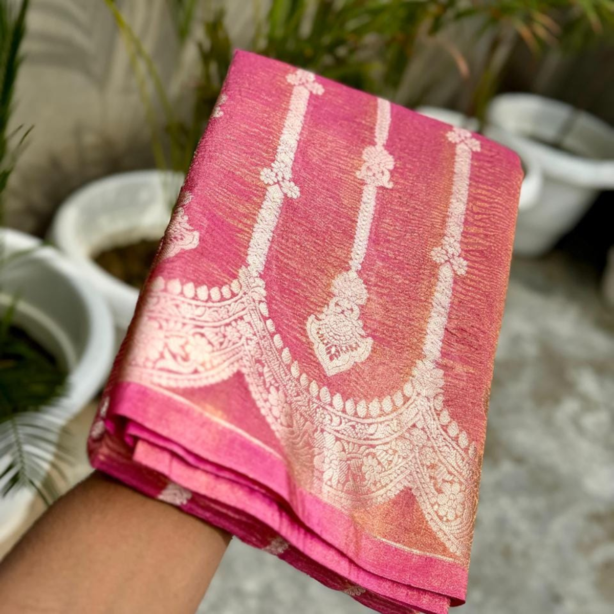 Tissue silk sarees
