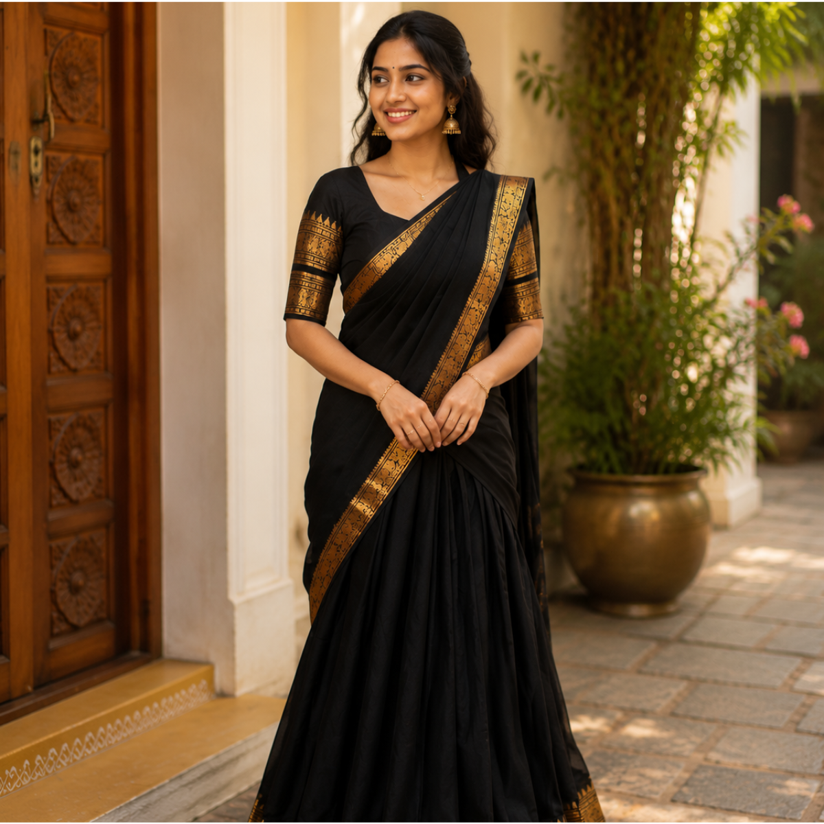 Chettinad cotton Half sarees