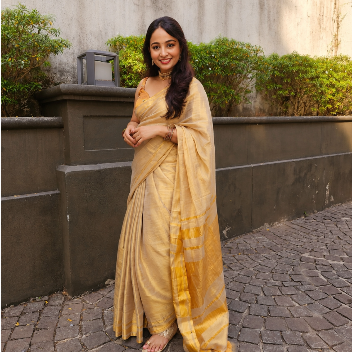Tissue silk sarees