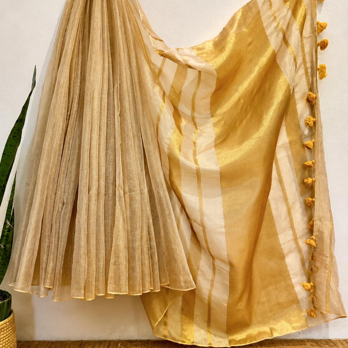 Tissue silk sarees
