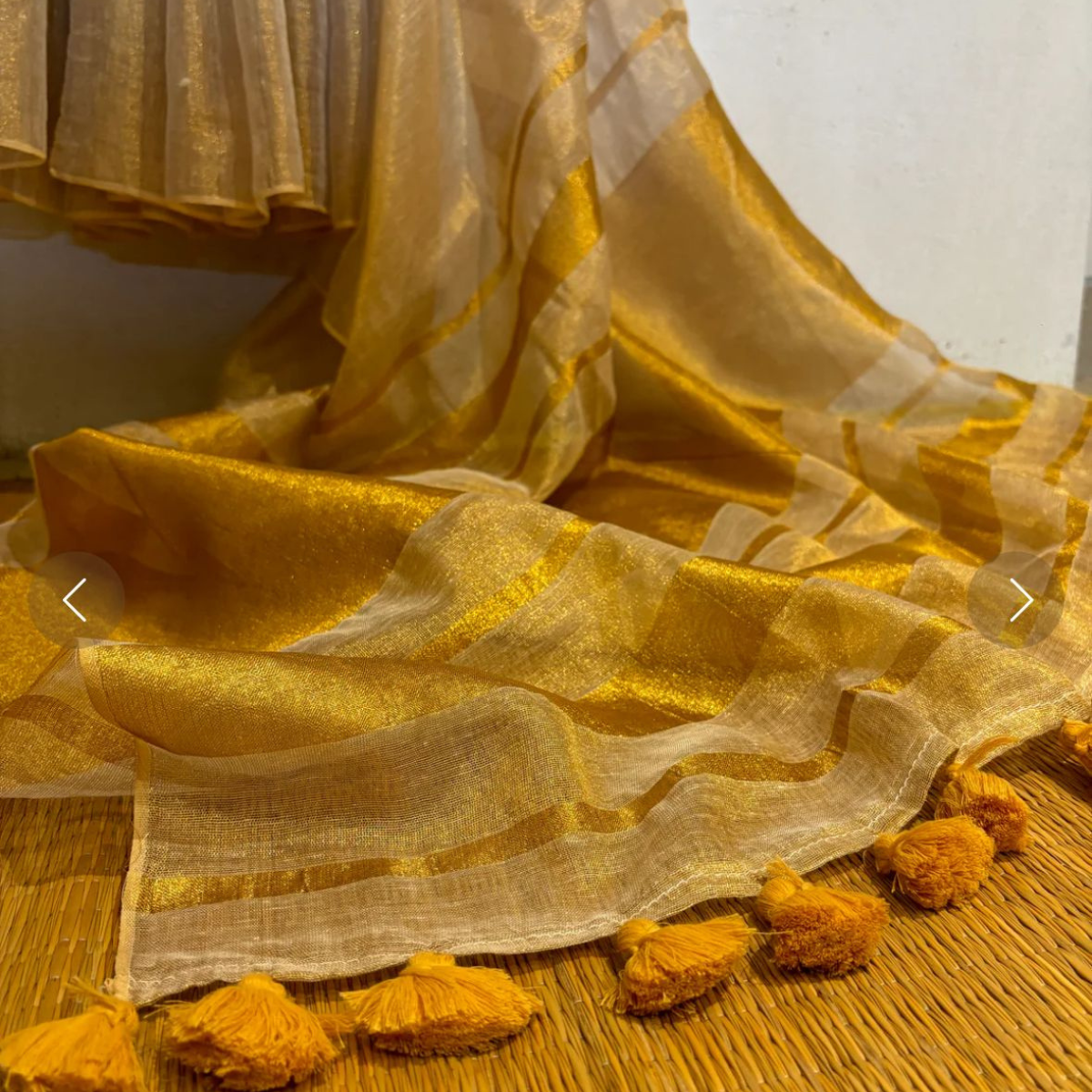 Tissue silk sarees
