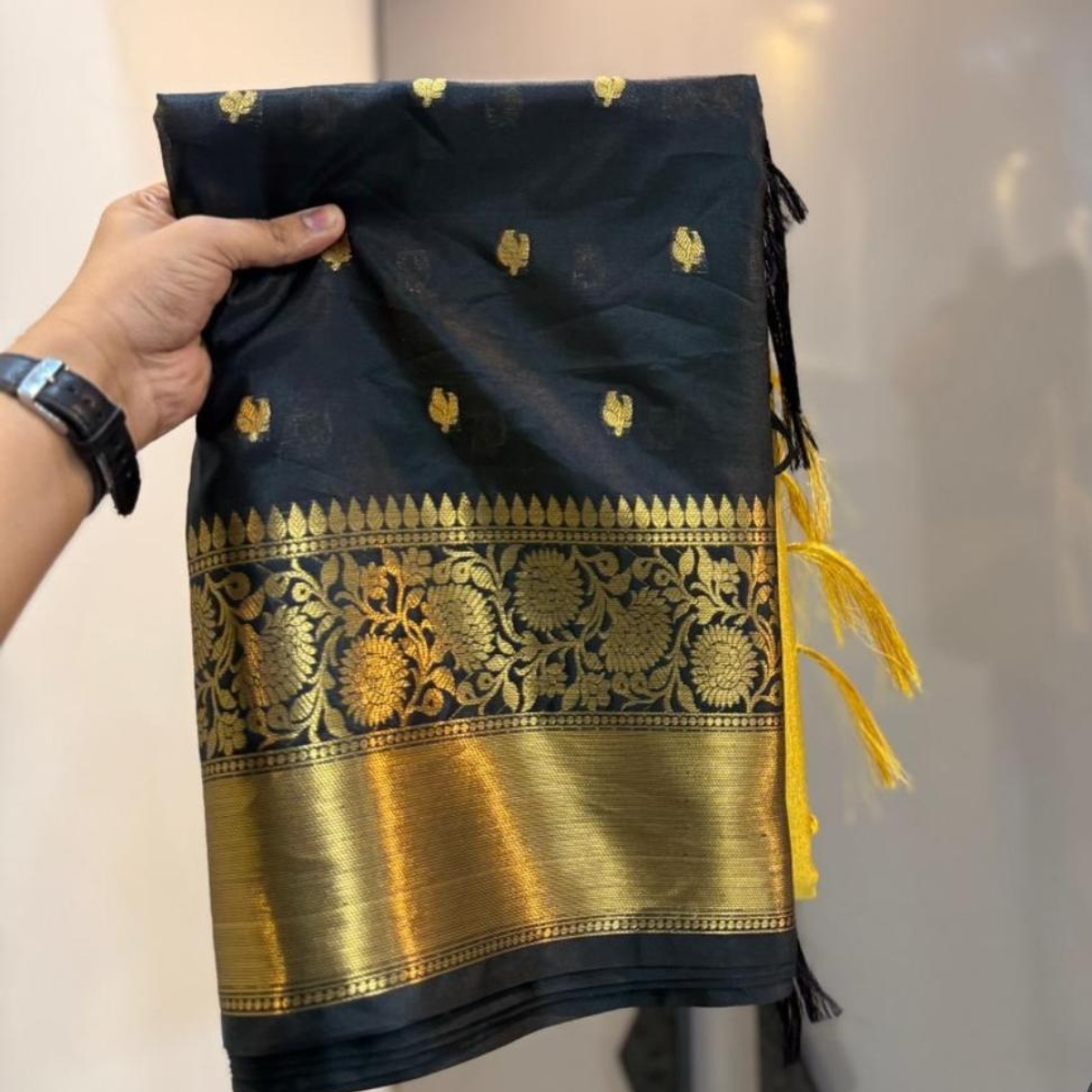 Banarasi semi silk saree