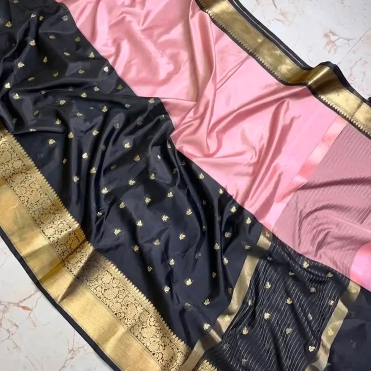 Banarasi semi silk saree