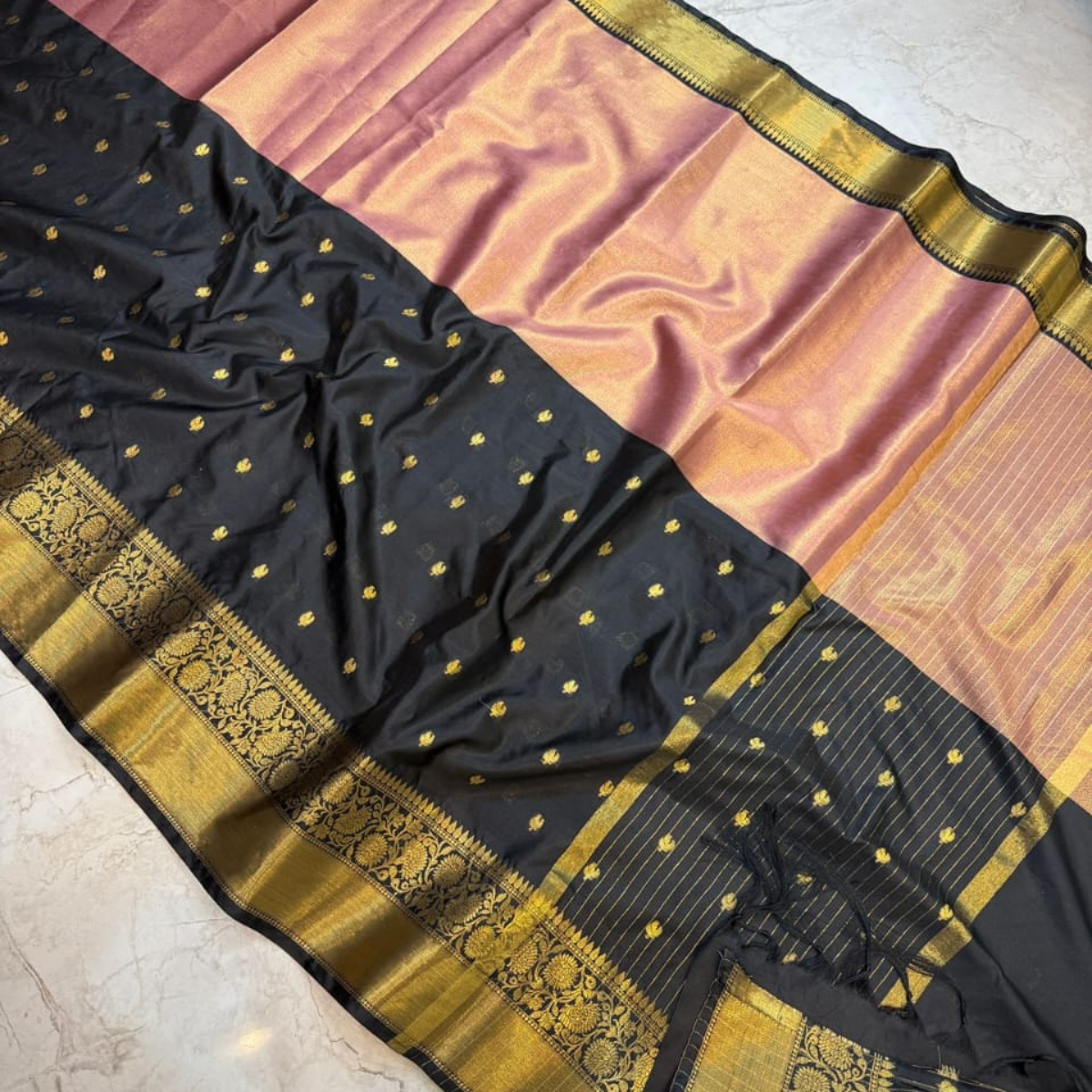 Banarasi semi silk saree