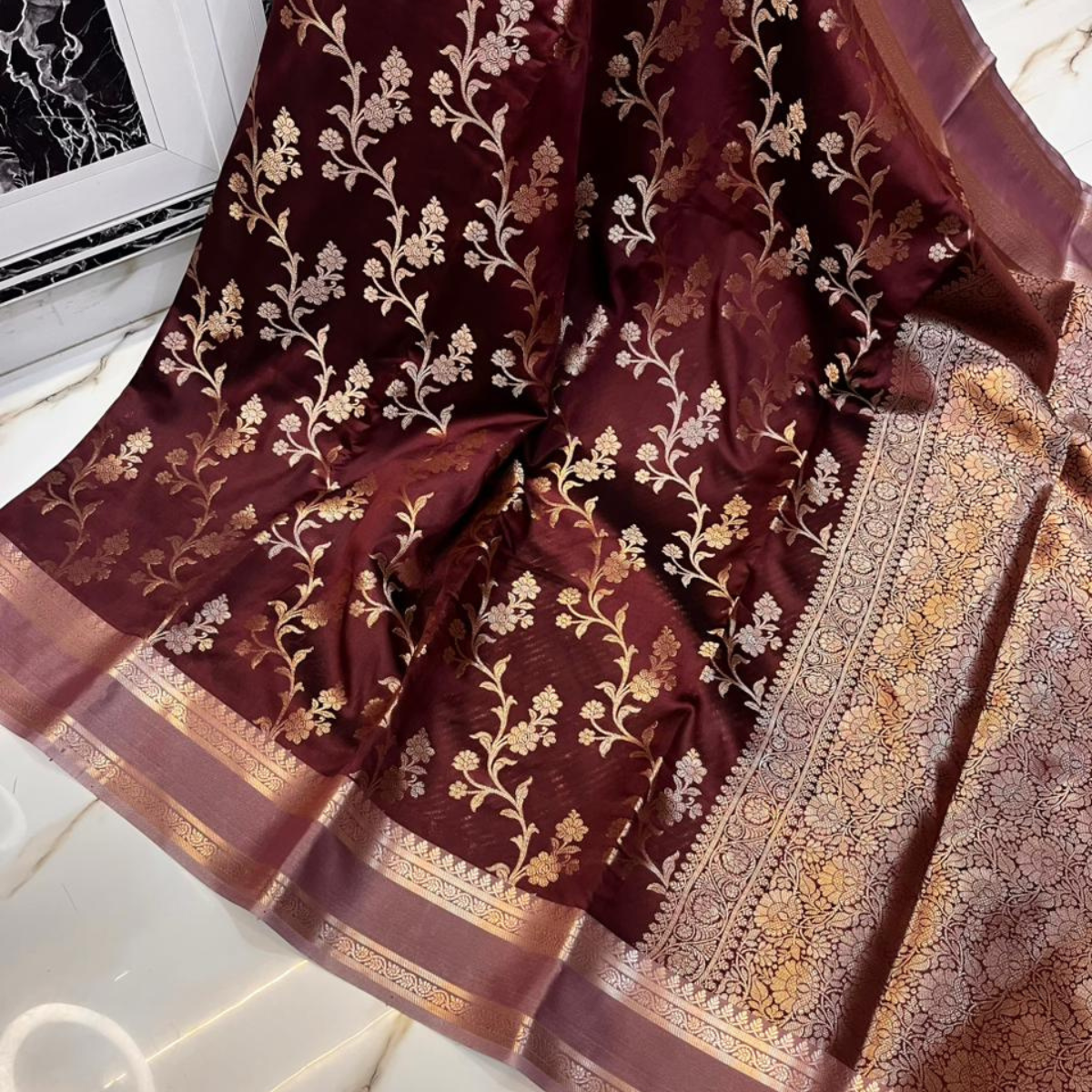 Banarasi semi silk sarees