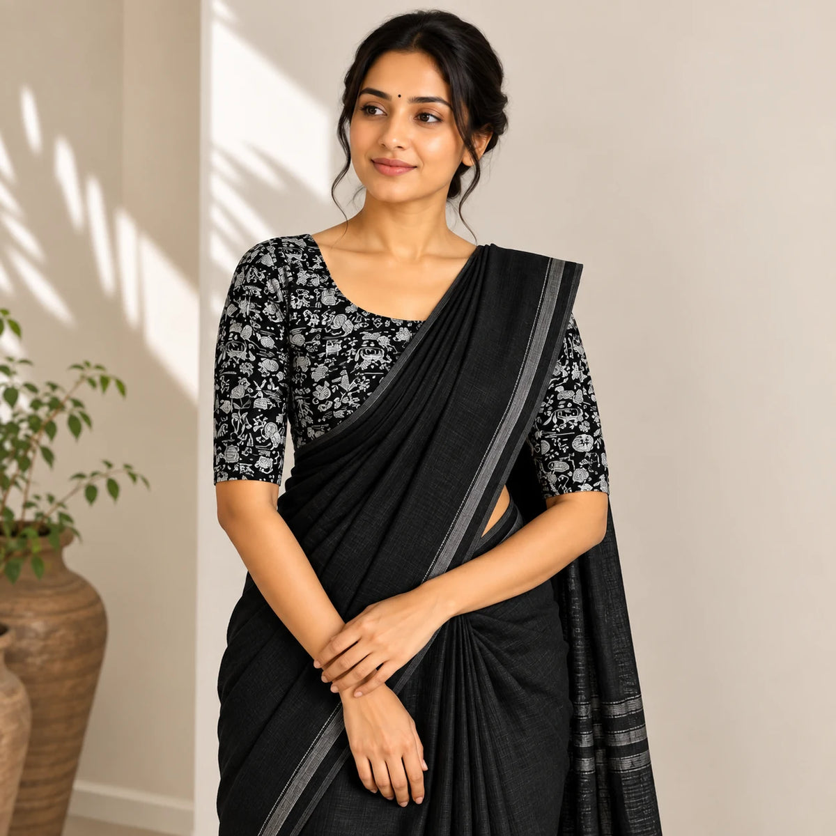 Stretchable Half Sleeve blouses