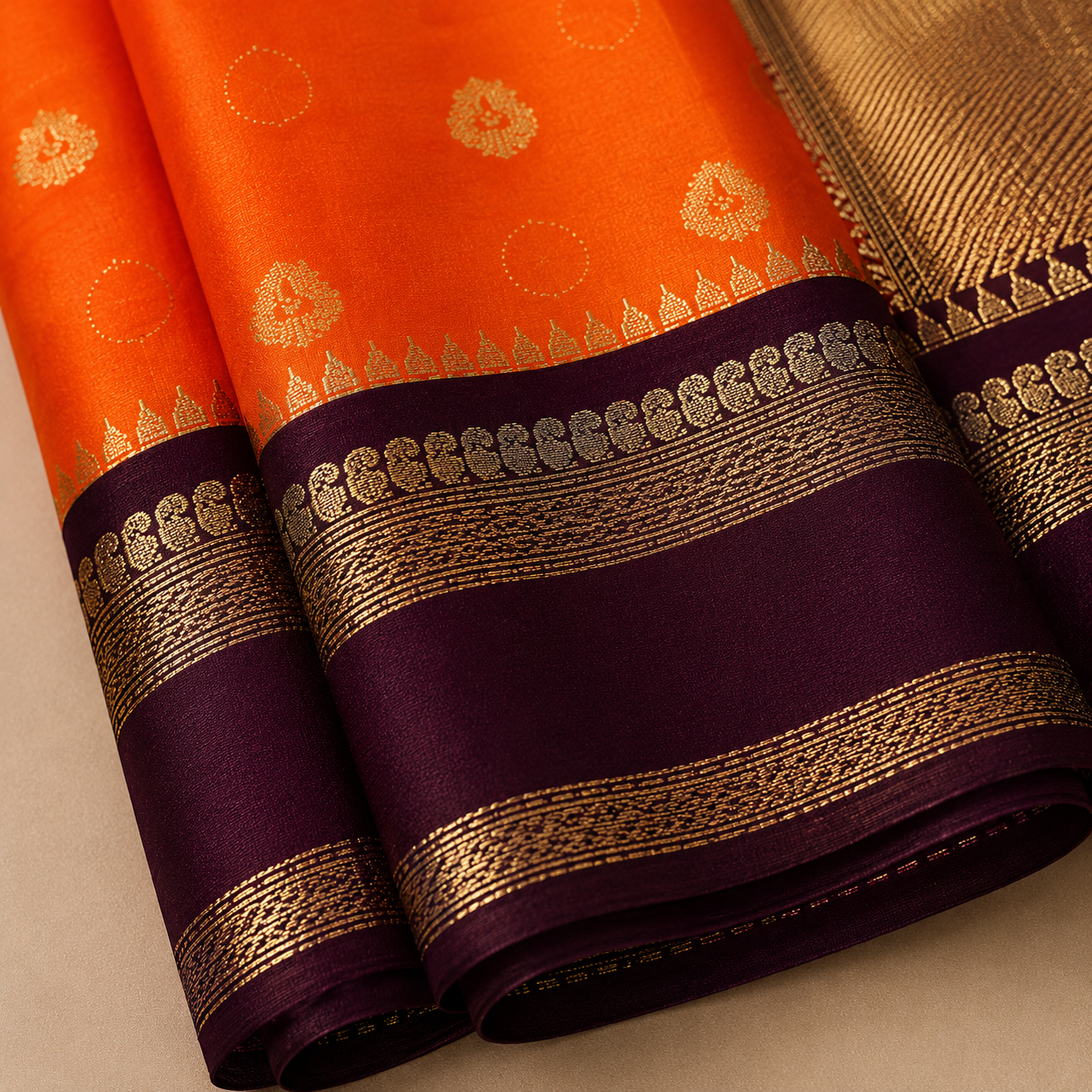Banarasi semi silk saree