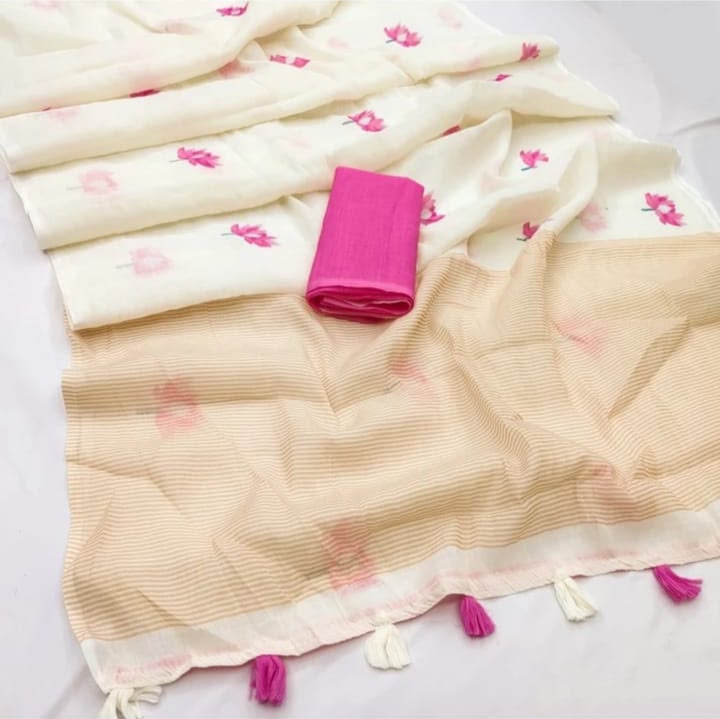 LINEN COTTON SAREES