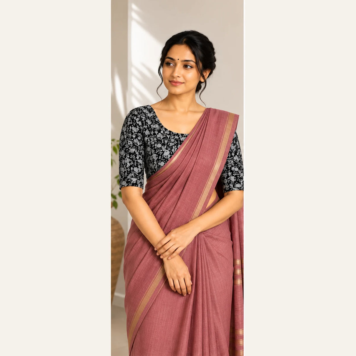 Stretchable Half Sleeve blouses