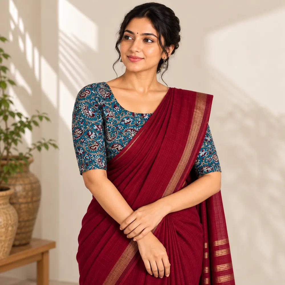 Stretchable Half Sleeve blouses